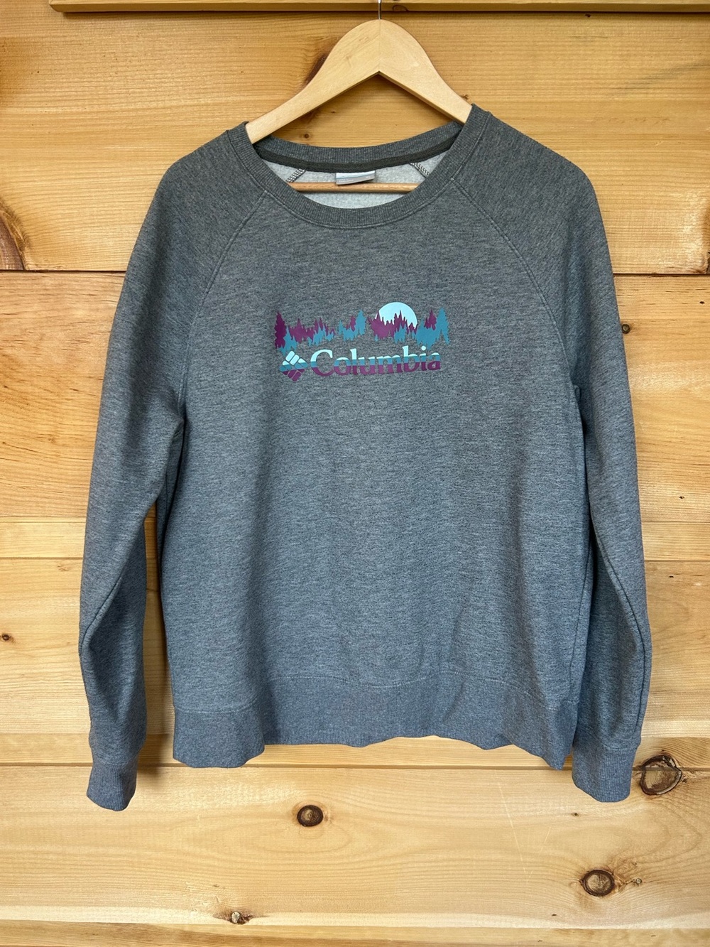 Columbia x large gray ladies sweatshirt